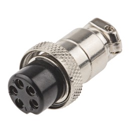 1 pcs - RS PRO Circular Connector, 5 Contacts, Cable Mount, Miniature Connector, Plug, Female