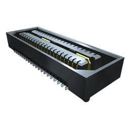 1 pcs - Samtec QSE Series Straight Surface Mount PCB Socket, 40-Contact, 2-Row, 0.8mm Pitch, Solder Termination