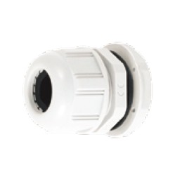 1 pcs - Molex 93600 Series Light Grey Nylon Cable Gland, PG21 Thread, 13mm Min, 18mm Max, IP68