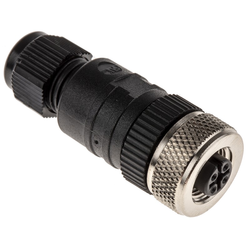 1 pcs - Lumberg Automation Circular Connector, 5 Contacts, Cable Mount, M12 Connector, Socket, Female, IP67, RKC Series