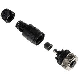 1 pcs - Lumberg Automation Circular Connector, 5 Contacts, Cable Mount, M12 Connector, Socket, Female, IP67, RKC Series