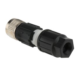 1 pcs - Phoenix Contact Circular Connector, 4 Contacts, Cable Mount, M12 Connector, Plug, Female, IP67, SACC Series