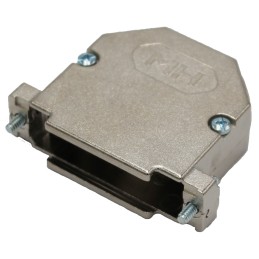 1 pcs - MH Connectors MHDU45 Series Zinc Angled D Sub Backshell, 25 Way, Strain Relief