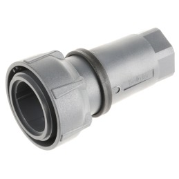 1 pcs - Bulgin Circular Connector, 10 Contacts, Cable Mount, Plug, Male, IP66, IP68, IP69K, Buccaneer 7000 Series