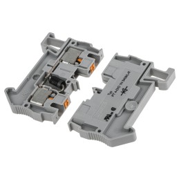 5 pcs - Phoenix Contact PT 4-DIO 1N 5408/L-R Series Grey Component Terminal Block, Single-Level, Push In Termination