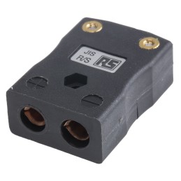 1 pcs - RS PRO In-Line Thermocouple Connector for Use with Type R/S Thermocouple, Standard Size, JIS Standard