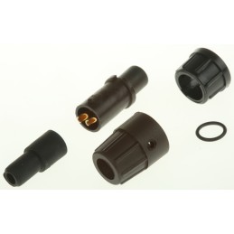 1 pcs - Switchcraft Circular Connector, 2 Contacts, Cable Mount, Subminiature Connector, Socket, Female, IP67, MICRO-CON-X