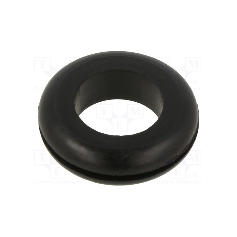 50 pcs : 752 - Grommet, Ømount.hole: 22.23mm, Øhole: 15.88mm, rubber