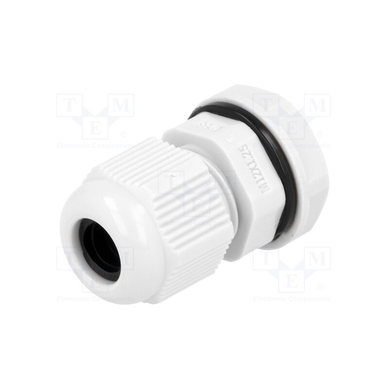 10 pcs : AG-12GY1 - Cable gland, M12, 1.25, IP68, polyamide, grey, UL94V-2, 12.1mm