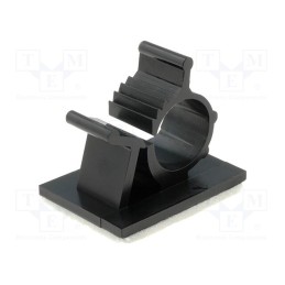 20 pcs : AP-0810 - Self-adhesive cable holder, 7.9÷10.3mm, polyamide, black