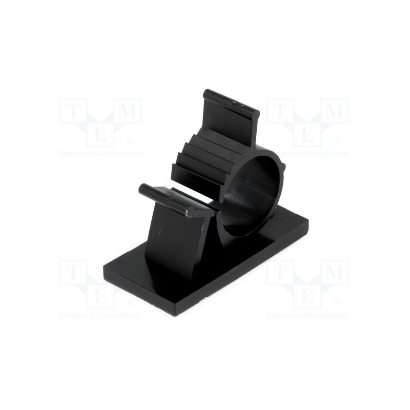 20 pcs : AP-1316 - Self-adhesive cable holder, 12.6÷15.4mm, polyamide, black
