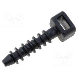 50 pcs : CH-5 - Peg, polyamide, UL94V-2, black, H: 24.3mm, H1: 6.1mm, L: 9.7mm, W: 6mm
