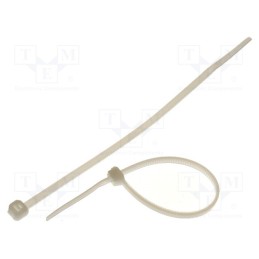 200 pcs : CV150 - Cable tie, L: 150mm, W: 3.6mm, polyamide, 176.5N, natural, Ømax: 36mm
