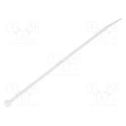 200 pcs : CV180 - Cable tie, L: 180mm, W: 3.6mm, polyamide, 176.5N, natural, Ømax: 46mm