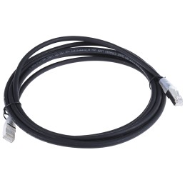 1 pcs - RS PRO Cat6 Male RJ45 to Male RJ45 Ethernet Cable, F/UTP, Black LSZH Sheath, 3m