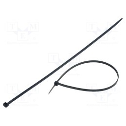 200 pcs : CV368B - Cable tie, L: 368mm, W: 4.8mm, polyamide, 215.5N, black, Ømax: 102mm