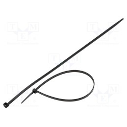 200 pcs : CVR300SW - Cable tie, L: 300mm, W: 4.8mm, polyamide, 215.5N, black, Ømax: 85mm