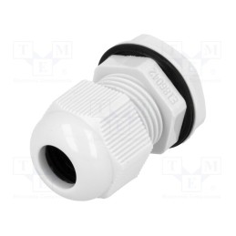 10 pcs : EG-11GY1 - Cable gland, PG11, IP68, polyamide, grey, UL94V-2, 15.4mm