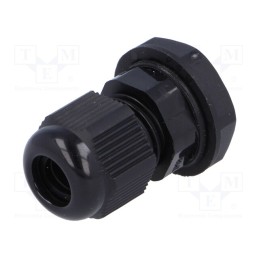 10 pcs : EGRWW7 - Cable gland, PG7, IP68, polyamide, black, UL94V-2, 12.8mm