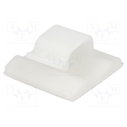 50 pcs : FC-1208 - Self-adhesive cable holder, polyamide, natural, UL94V-2