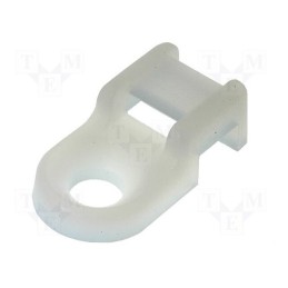 100 pcs : HC-0R - Holder, screw, polyamide, natural, B: 4.2mm, H: 6.2mm, L: 19.1mm
