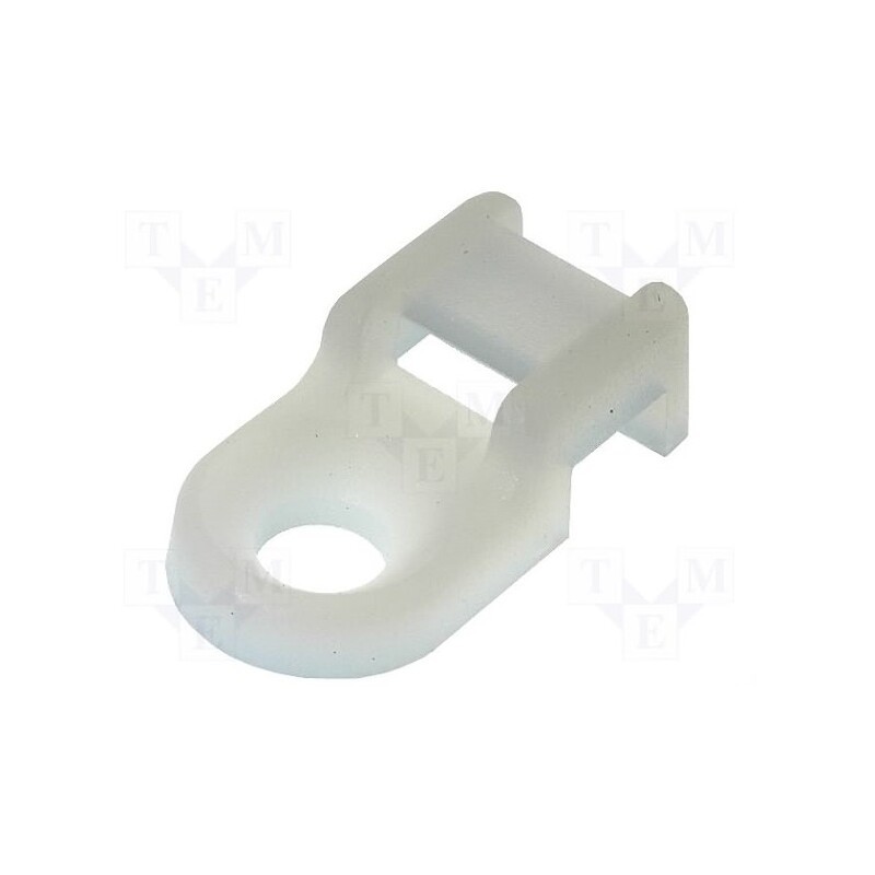 100 pcs : HC-0R - Holder, screw, polyamide, natural, B: 4.2mm, H: 6.2mm, L: 19.1mm