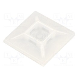50 pcs : HC-102 - Holder, self-adhesive, polyamide, UL94V-2, natural, Tie width: 5mm