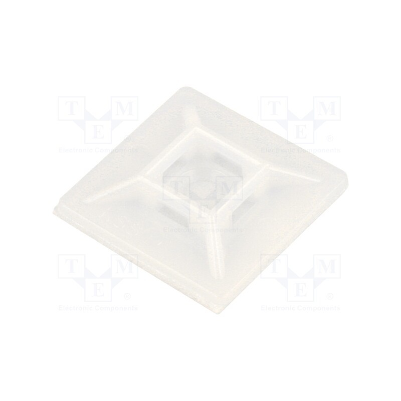 50 pcs : HC-102 - Holder, self-adhesive, polyamide, UL94V-2, natural, Tie width: 5mm