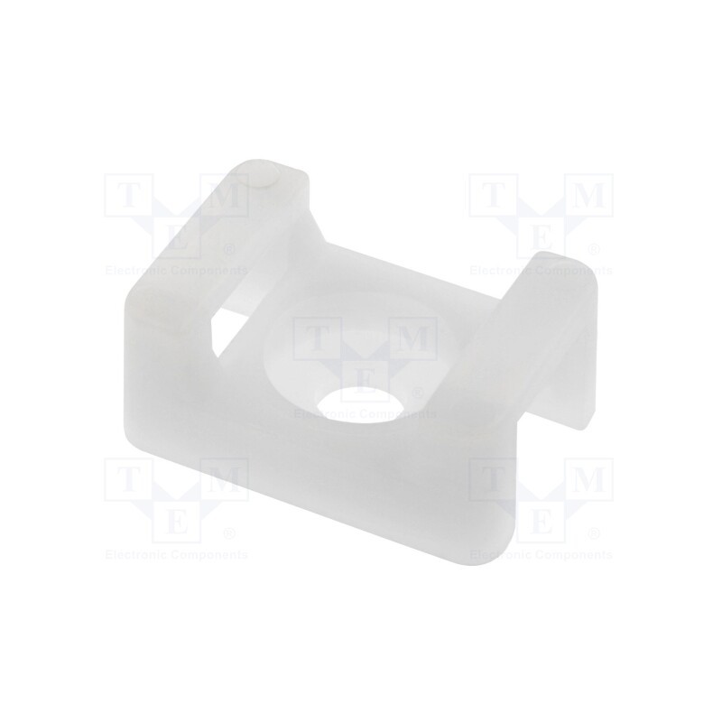 100 pcs : HC-2S - Holder, screw, polyamide, natural, B: 5mm, H: 9mm, L: 23mm, T: 9mm