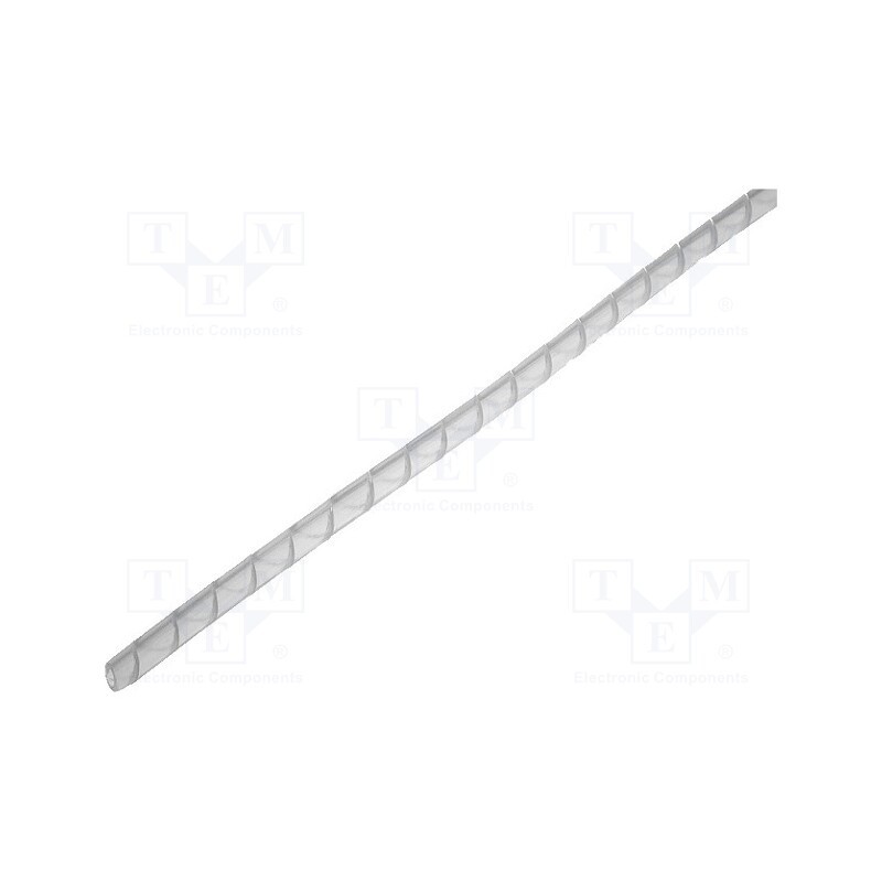 10 pcs : KS-3 - Spiral wrapping, ØBundle : 1.5÷10mm, polyetylene, natural, L: 10m