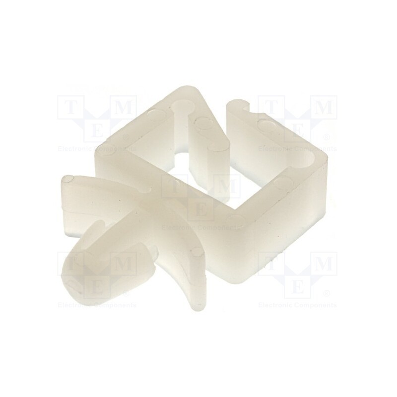 50 pcs : KWS-0 - Snap handle, polyamide, natural, UL94V-2, Mounting hole: Ø4.8mm