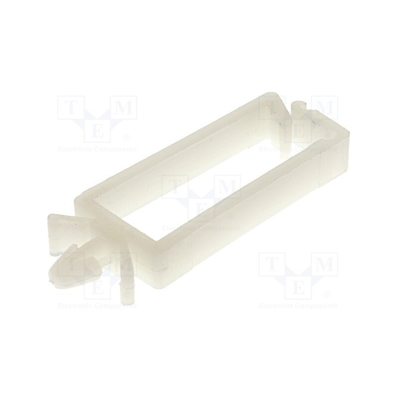 50 pcs : KWS-3 - Snap handle, polyamide, natural, UL94V-2, Mounting hole: Ø4.8mm