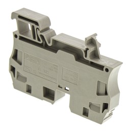5 pcs - Weidmuller ZDU Series Brown Feed Through Terminal Block, 10mm², Single-Level, Clamp Termination