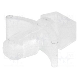 50 pcs : PHC-4 - Holder, push-in, polyamide, UL94V-2, natural, T: 4mm, Cutout: Ø4.8mm
