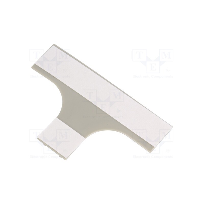 10 pcs : RBT-20 - T-connector-base, grey, ABS, UL94HB, RD-20