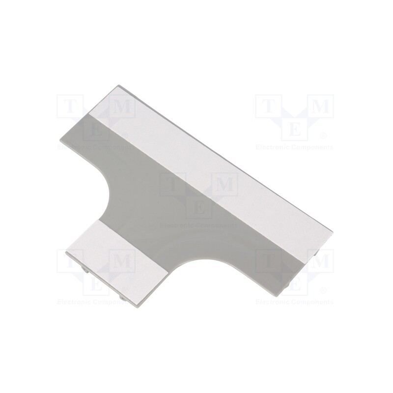 10 pcs : RBT-40 -AS - T-connector-base, grey, ABS, UL94HB, RD-40