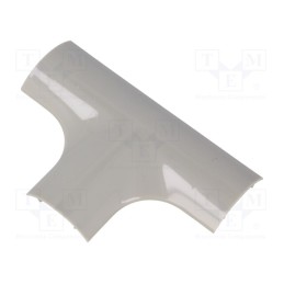 10 pcs : RDT-30 - T-connector-cover, grey, ABS, UL94HB, RD-30