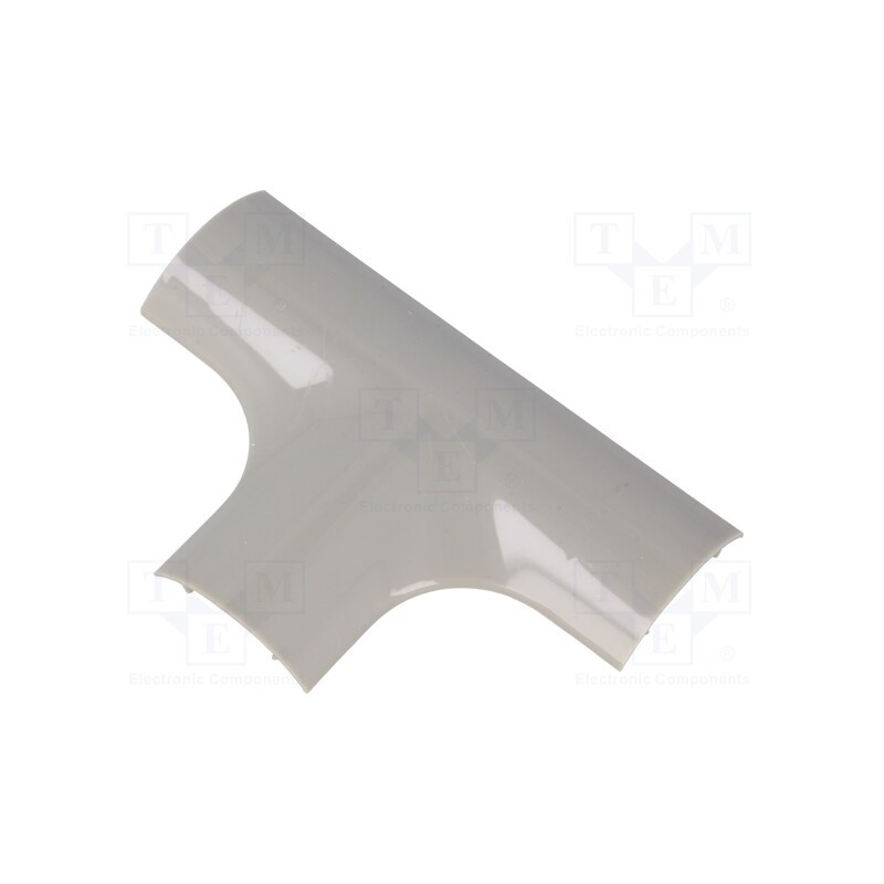 10 pcs : RDT-30 - T-connector-cover, grey, ABS, UL94HB, RD-30