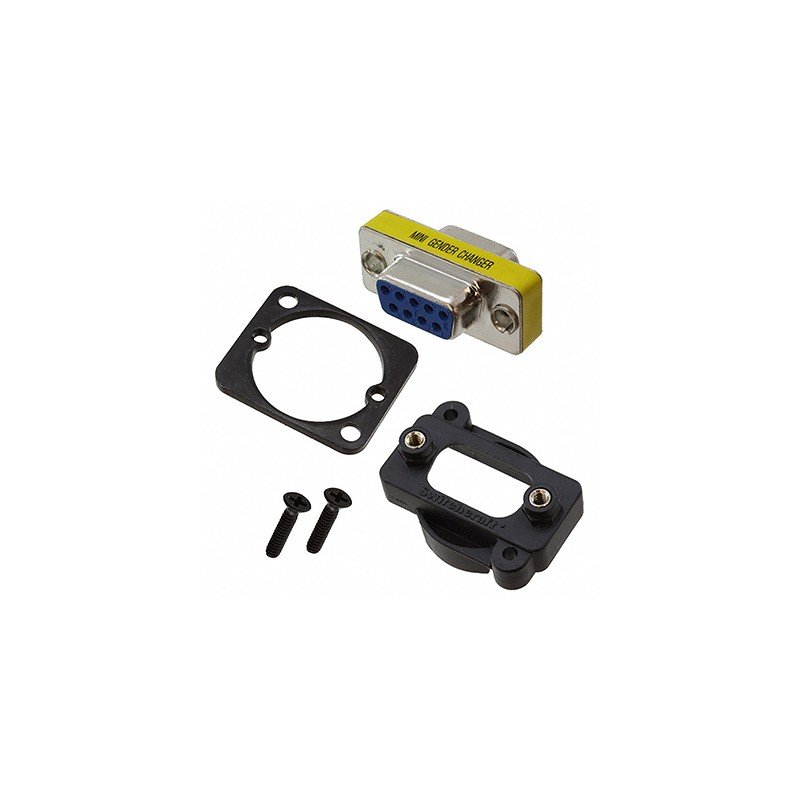 1 pcs - Switchcraft EH 9 Way Panel Mount D-sub Connector Female/Female