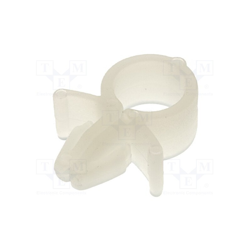 50 pcs : RH-8 - Snap handle, polyamide, natural, Mounting hole: Ø6.2mm
