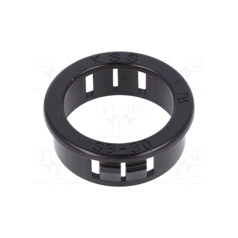 50 pcs : SB-30 - Grommet, Ømount.hole: 30.1mm, Øhole: 24.1mm, black