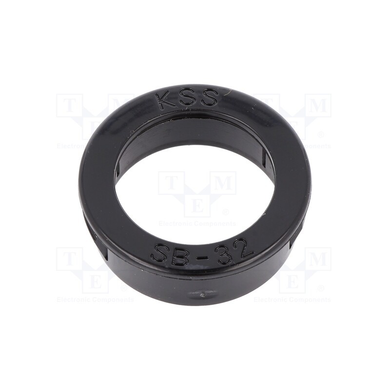 50 pcs : SB-32 - Grommet, Ømount.hole: 32mm, Øhole: 23.8mm, black