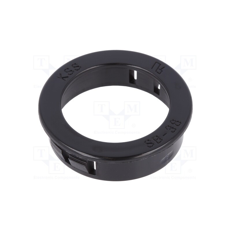 50 pcs : SB-38 - Grommet, Ømount.hole: 38.1mm, Øhole: 29mm, black