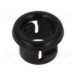 50 pcs : SB-7S - Grommet, Ømount.hole: 7.1mm, Øhole: 5.8mm, black