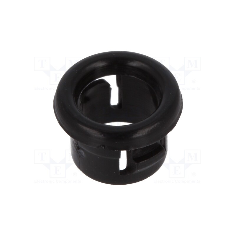 50 pcs : SB-7S - Grommet, Ømount.hole: 7.1mm, Øhole: 5.8mm, black