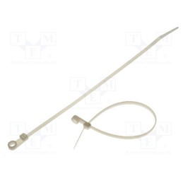 200 pcs : TCV-205 - Cable tie, with a hole for screw mounting, L: 221.3mm, W: 4.2mm