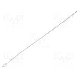 200 pcs : TV280 - Cable tie, coral,multi use, L: 273mm, polyamide, natural, 100pcs.