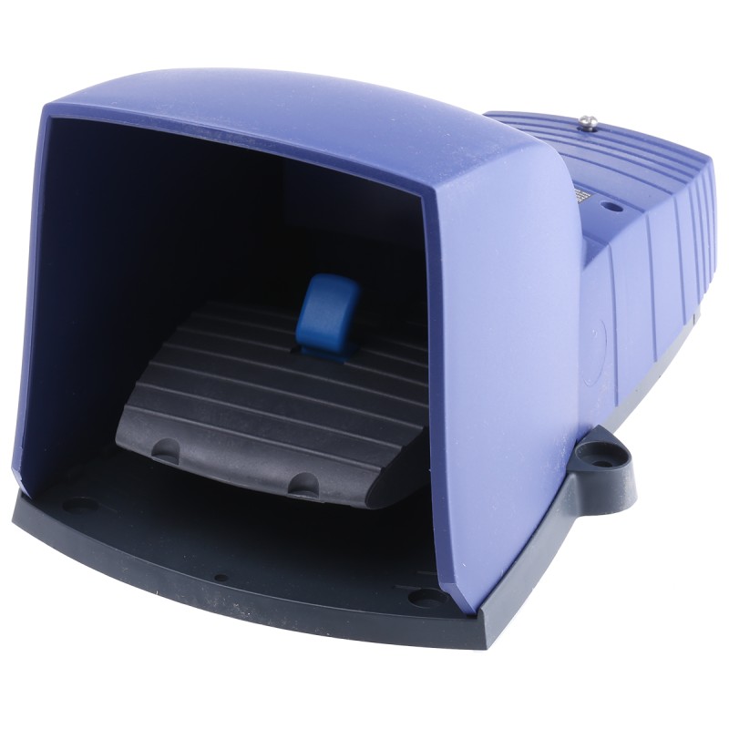 1 pcs - Schneider Electric Industrial Duty Momentary On-Off Foot Switch - Plastic Case Material, 2NO/2NC, 270 mA @ 250 V dc, 3