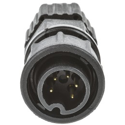 1 pcs - Amphenol Industrial Circular Connector, 5 Contacts, Panel Mount, Plug, Male, IP67, Ceres Series