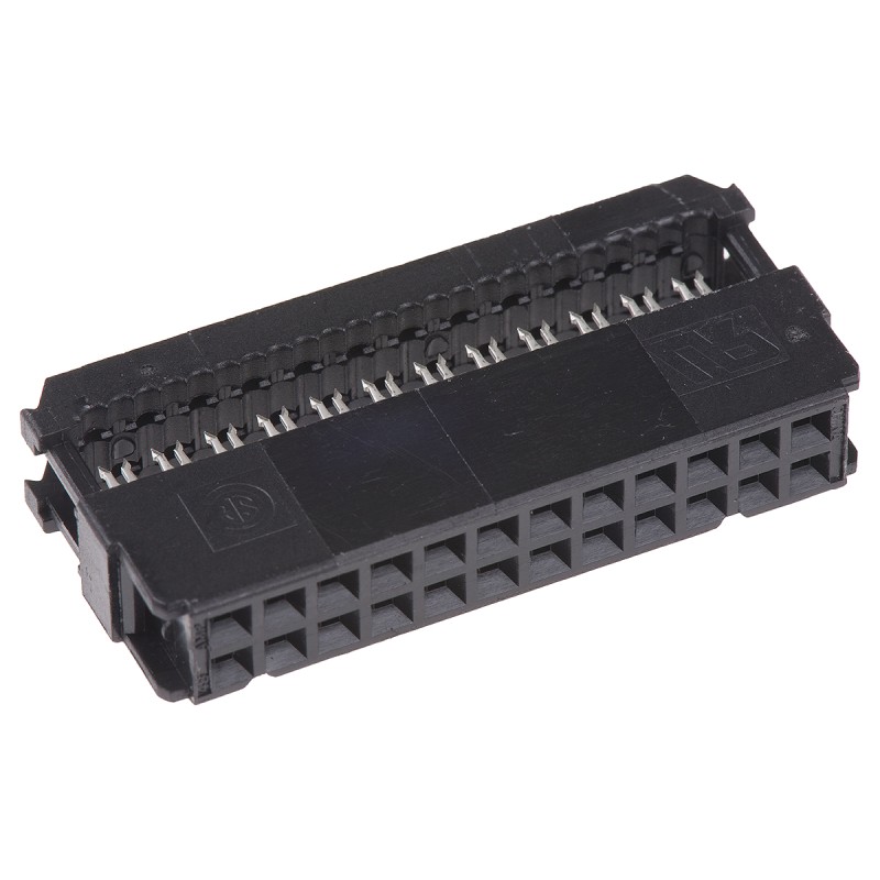 1 pcs - TE Connectivity 24-Way IDC Connector Socket for Cable Mount, 2-Row